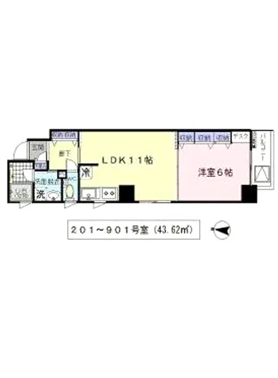 イスタナ北新宿 701