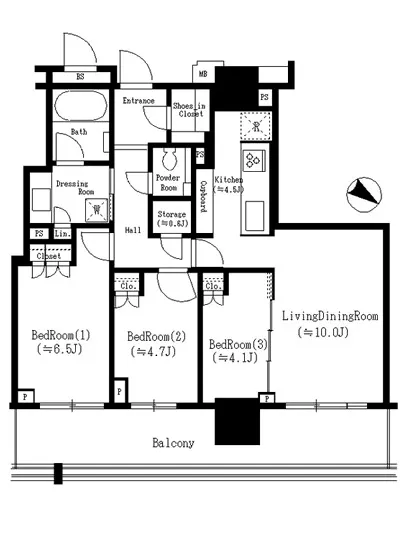 ブランズタワー豊洲 3020
