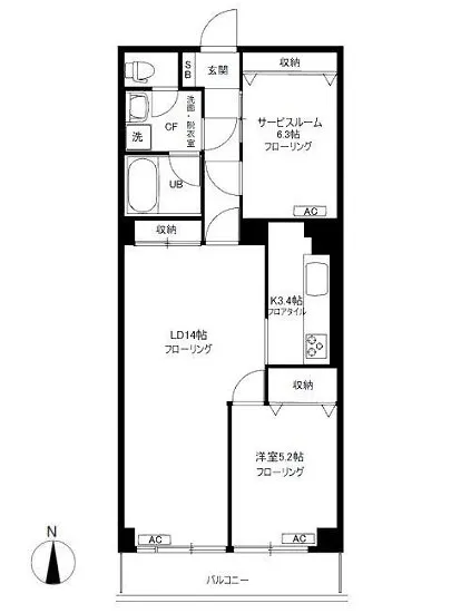ライオンズマンション麻布狸穴 4F