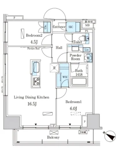 パークアクシス赤羽南 1302