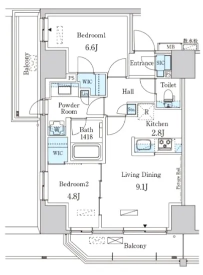 パークアクシス赤羽南 1111