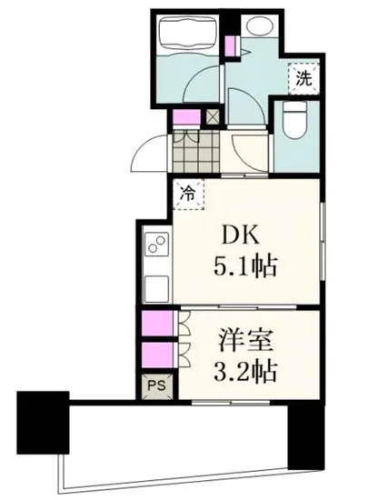 ライオンズミレス新中野 504