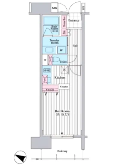 クロスレジデンス東十条 806