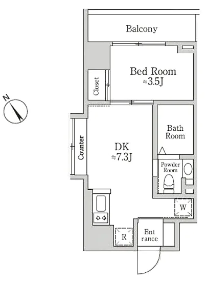 レジディア三宿 303