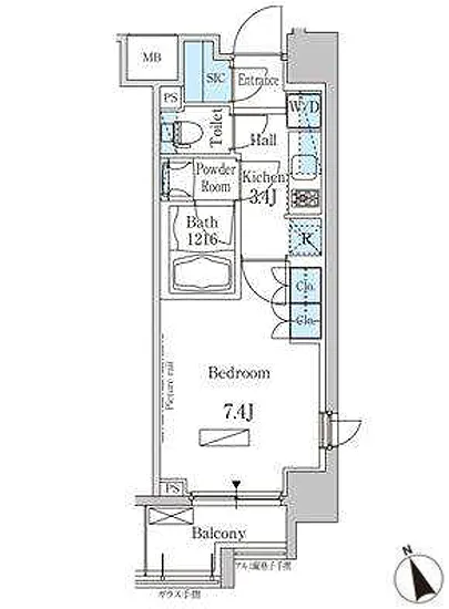 パークアクシス芝浦 705