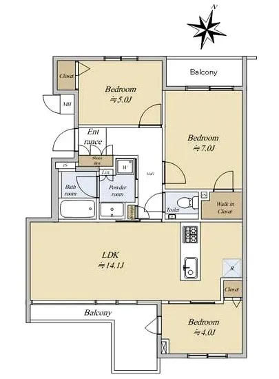 ロイヤルシーズン新宿柏木 3F