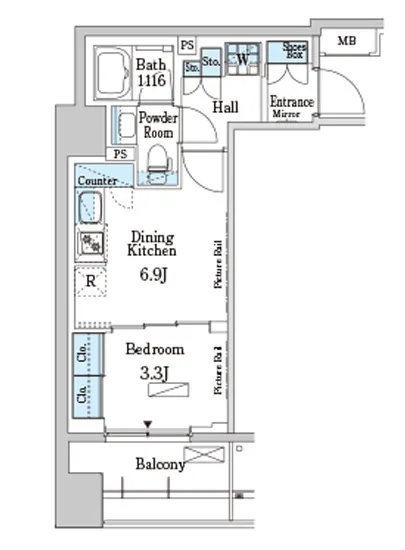 パークアクシス神楽坂・早稲田通り 406