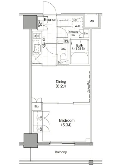 ザ・パークハビオ早稲田 804