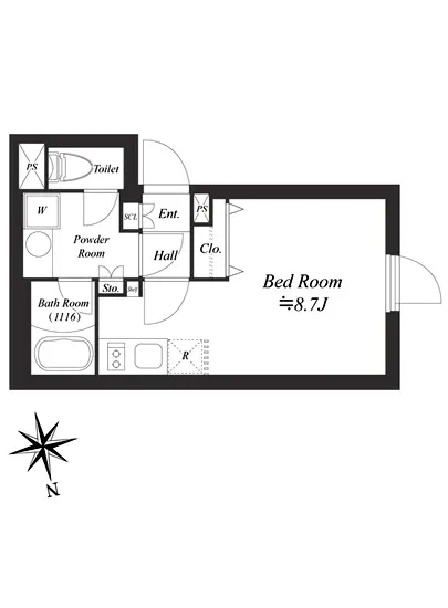 リーガランド早稲田鶴巻町 301