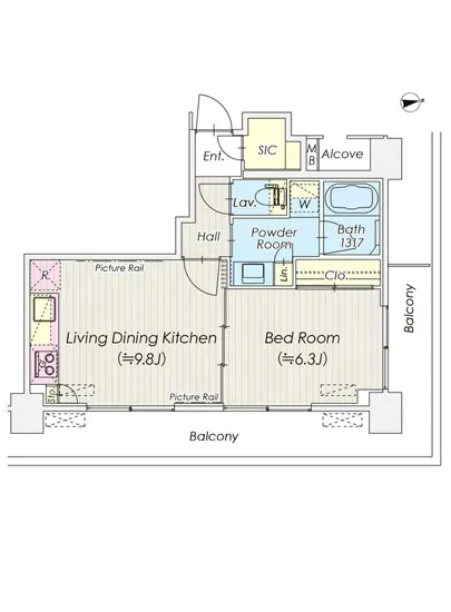 シャトレ信濃町 401
