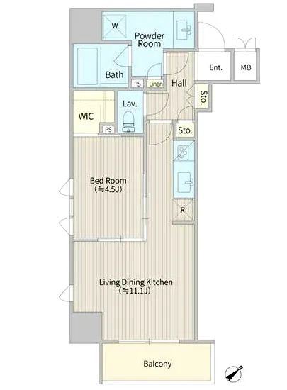 ハイグラウンド神楽坂 302