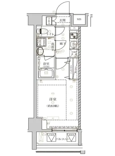 ベルシード上野松が谷 804