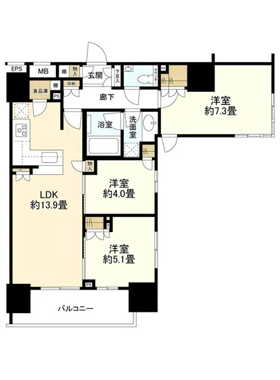 レフィール日本橋浜町二丁目 7F