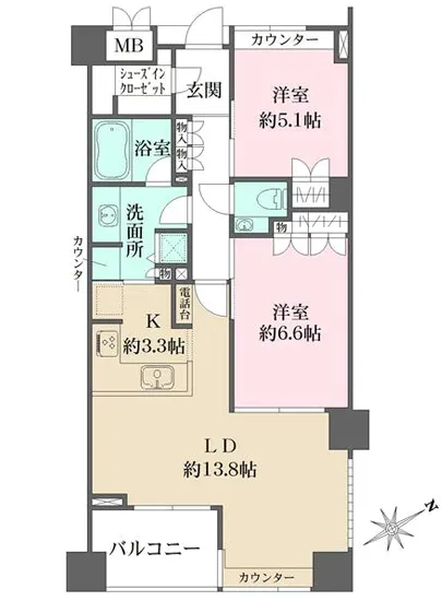 レジデンシア春日安藤坂 707