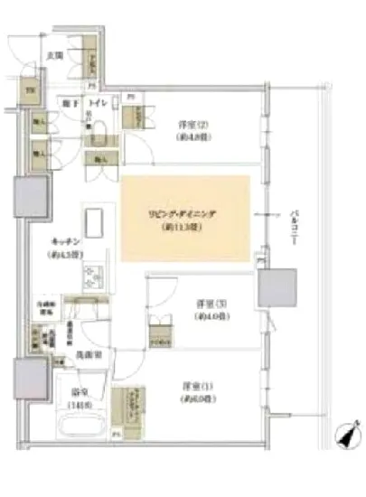 ブリリアタワー有明ミッドクロス 9F