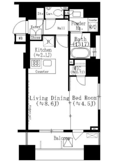 クオリア神南フラッツ 201