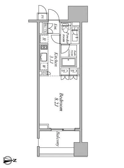 レジディア芝浦KAIGAN 304