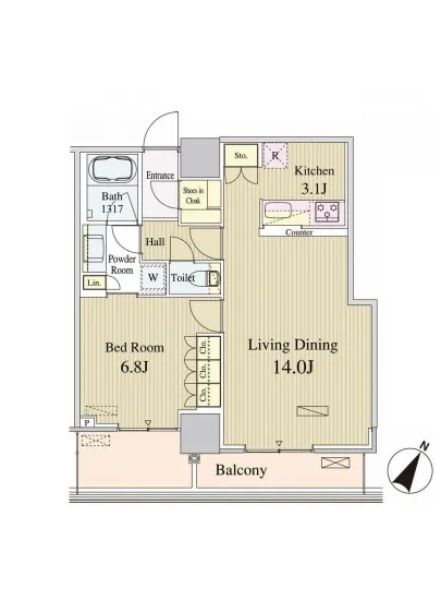 ルミレイス豊洲 1309