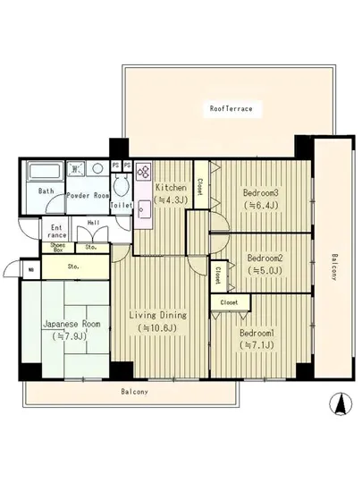 アビタシオン大島 808