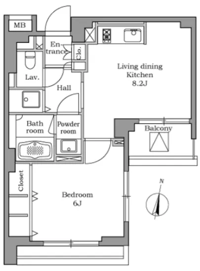 レジディア千鳥町 309