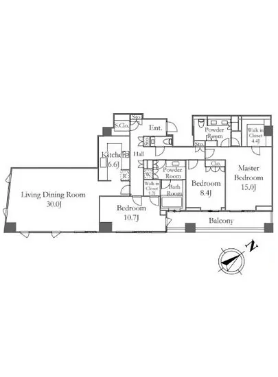 フォレセーヌ赤坂檜坂 6F