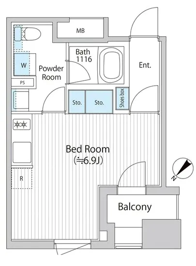 バウスフラッツ日本橋浜町 204