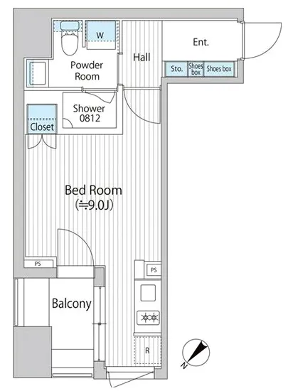 バウスフラッツ日本橋浜町 205