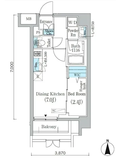 プライムブリス中野新橋 105