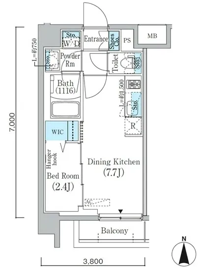 プライムブリス中野新橋 308