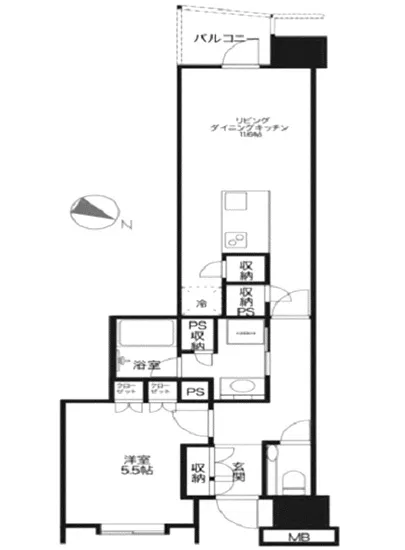 プラウド高田馬場 302