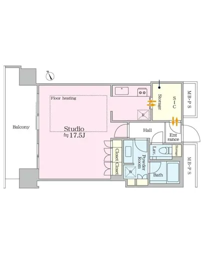 ワテラスタワーレジデンス 23F