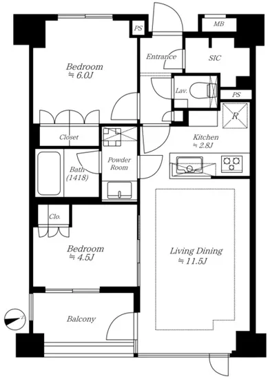 ピアース高田馬場 2F