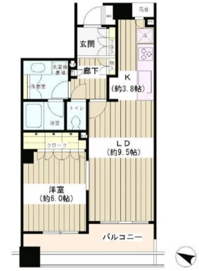パークホームズ新宿若松町 5F