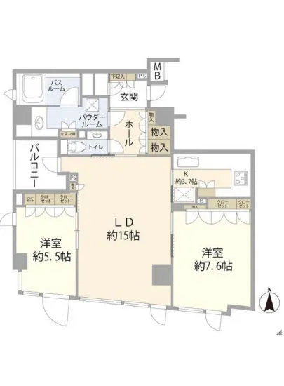 シティハウス三田綱町 4F