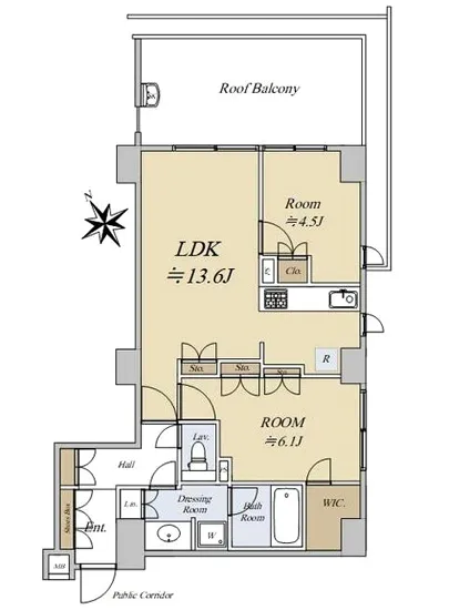 ザ・パームス千駄ヶ谷御苑の杜 4F