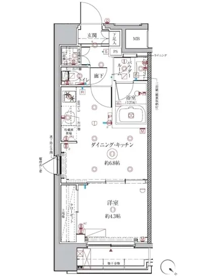 クレイシア月島 802