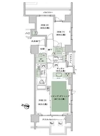 ハーバーテラス品川 5F