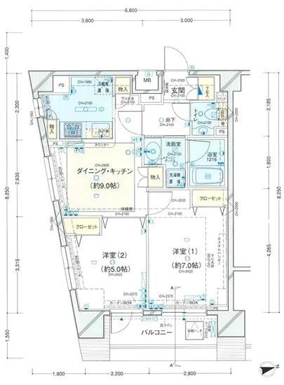 パレステュディオ九段北の丸 9F