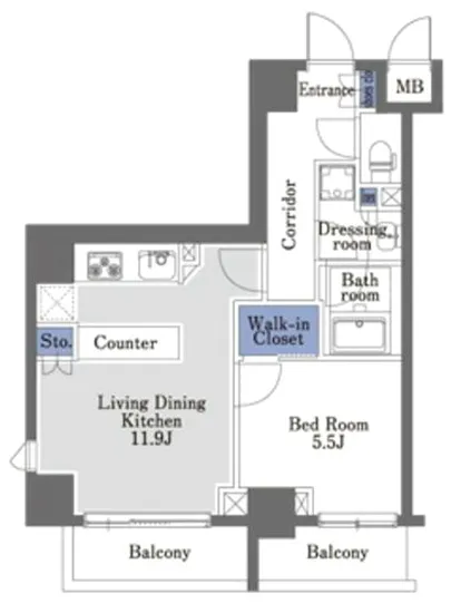 プライムメゾン八丁堀 601