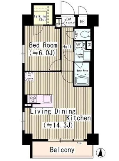 フェールメゾン菊川 405