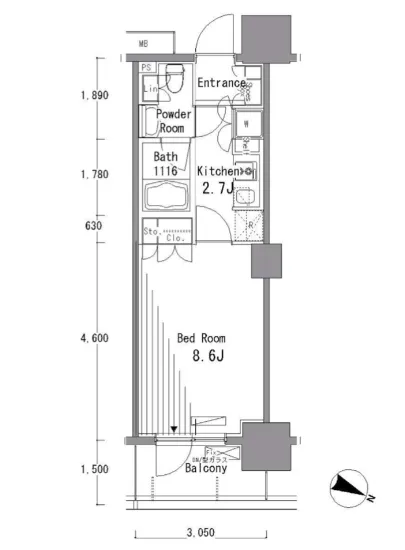 パークアクシス東十条 203