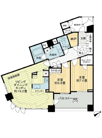 ライオンズステージ目黒本町 5F