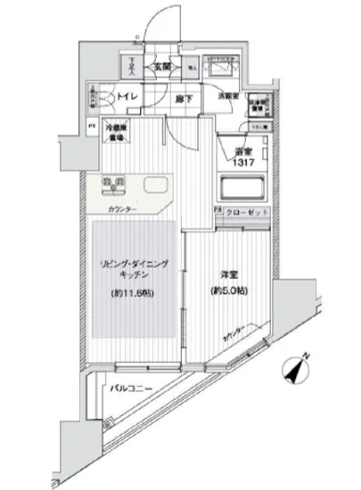 レックス日本橋水天宮プレミアタワー 303