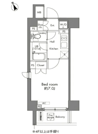 プラウドフラット早稲田 408