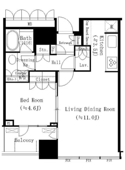 パークタワー目黒 1510
