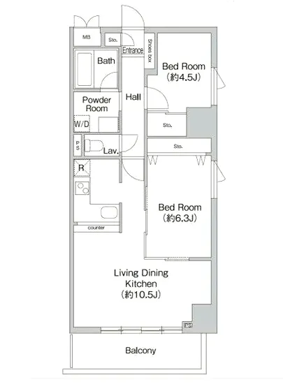 プライムアーバン町屋サウスコート 901