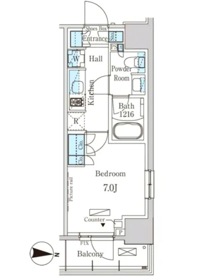 パークアクシス押上サウス 701