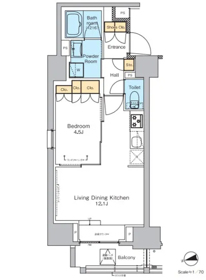 プラウドフラット西早稲田 701