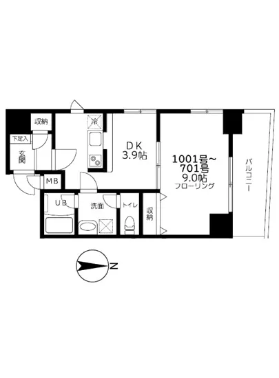 プレミアパル高田馬場 1001