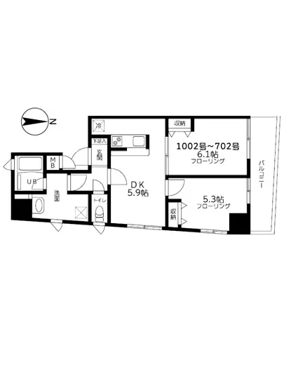 プレミアパル高田馬場 702